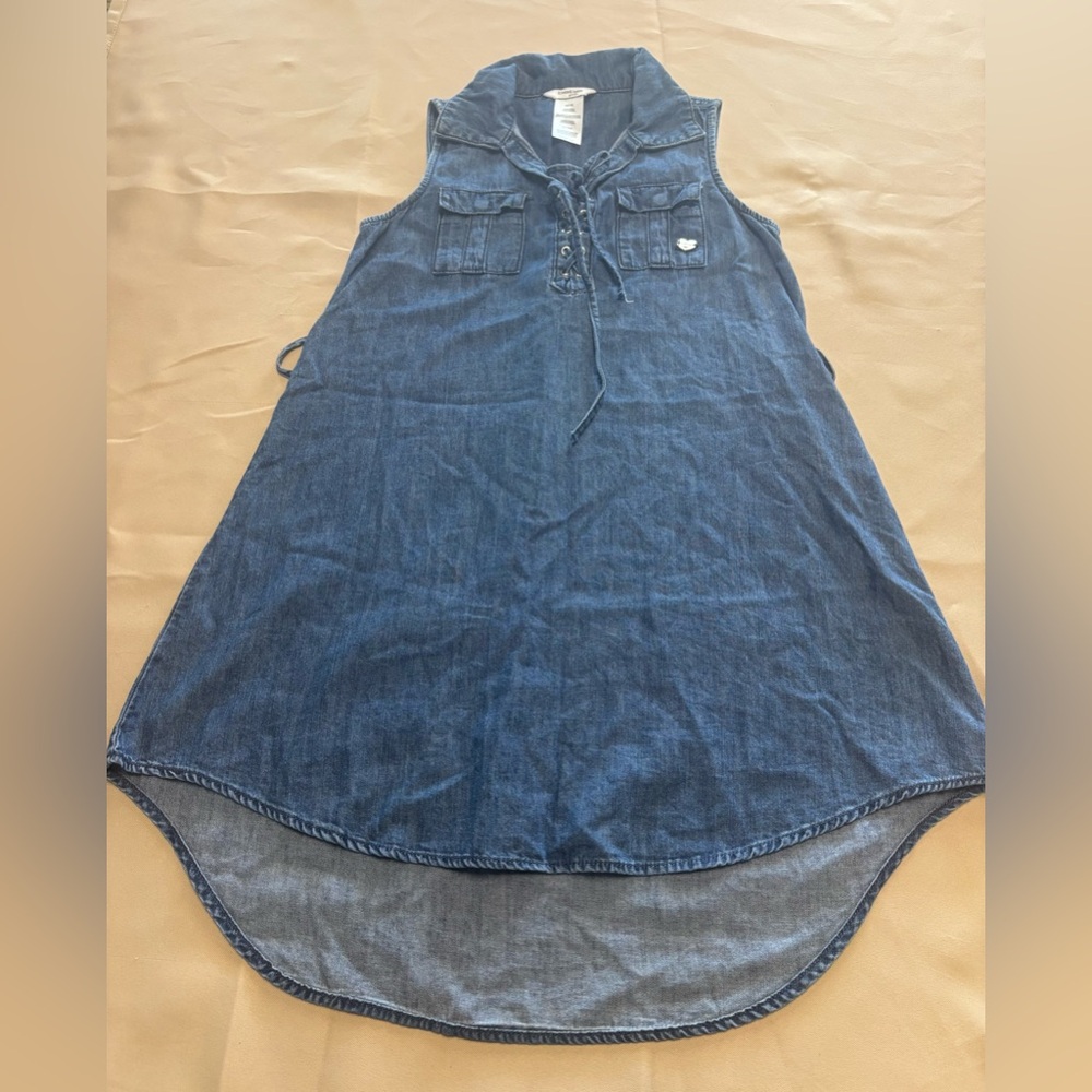 Bebe Sleeveless‎ Blue Denim Dress for Kids